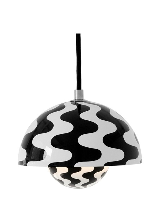 &tradition Flowerpot VP10 hanglamp Ø 16 cm - voorkant zwart