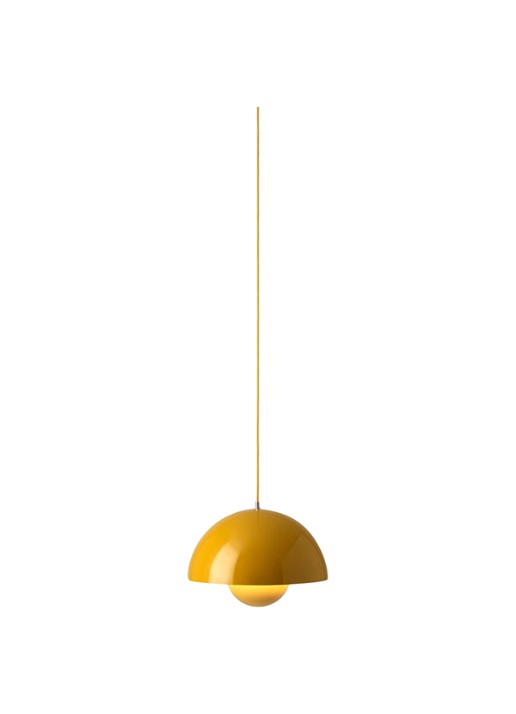 &Tradition Flowerpot VP7 hanglamp Ø37 CM - voorkant 2 okergeel
