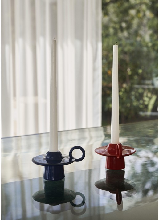 &tradition Momento JH39 kandelaar 14,5 cm - detail 4 rood