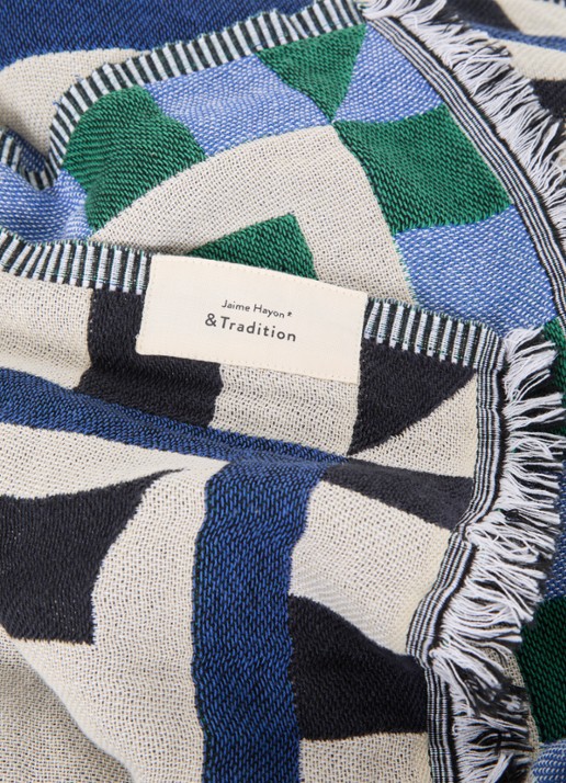 &Tradition Momento plaid 180 x 130 cm - detail 3 donkerblauw