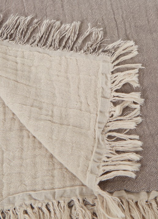 &Tradition Plaid 140 x 200 cm - detail 3 donkerbeige