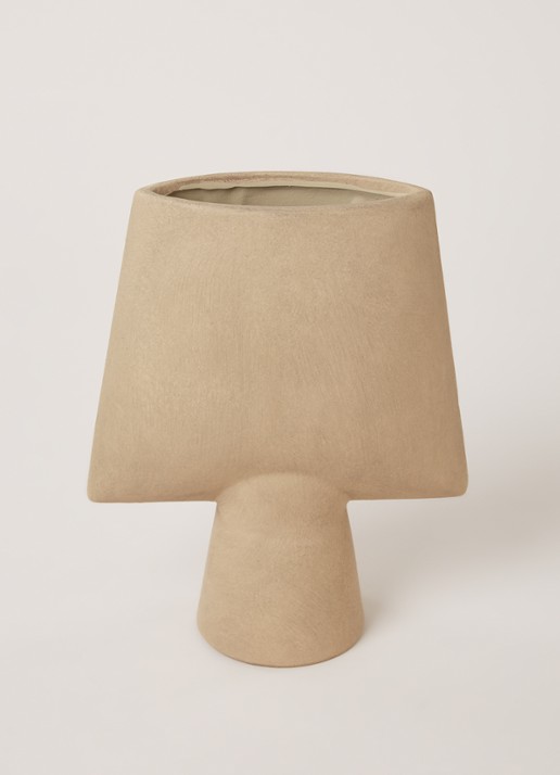 101 Copenhagen Sphere Square Mini vaas 25 cm - voorkant 2 beige