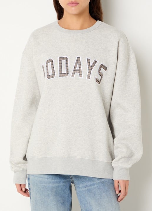 10DAYS Genell sweater met logopatch