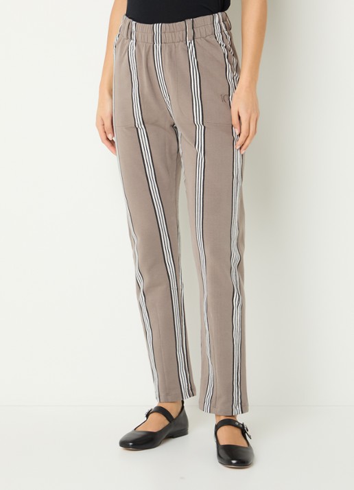 10DAYS High waist slim fit chino met steekzakken