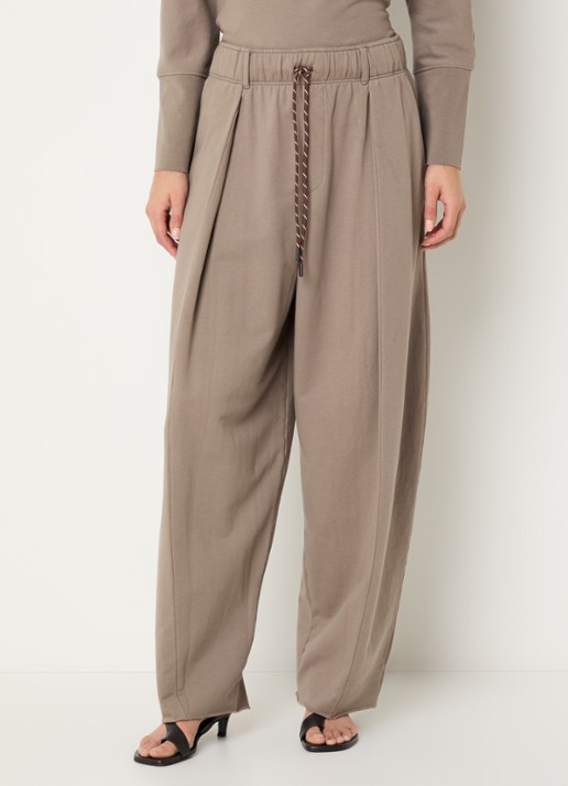 10DAYS High waist tapered fit joggingbroek met steekzakken