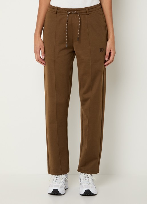 10DAYS High waist tapered fit trackpants met steekzakken