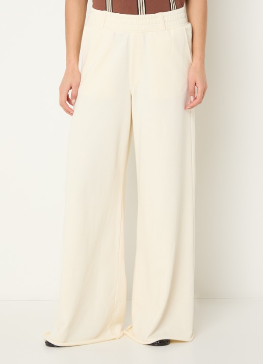 10DAYS High waist wide fit joggingbroek met steekzakken