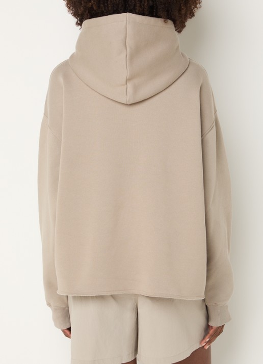 10DAYS Hoodie met logo - achterkant 3 khaki