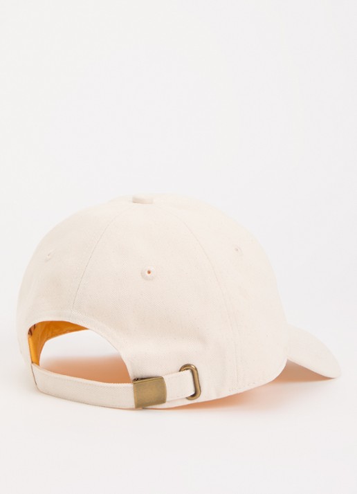 10DAYS Pet met logoborduring  - detail creme