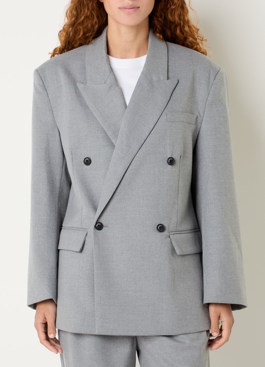 10DAYS Proud double-breasted blazer met klepzakken