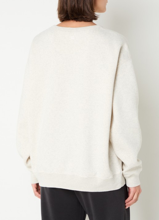 10DAYS Sweater met logo - achterkant 2 grijsmele