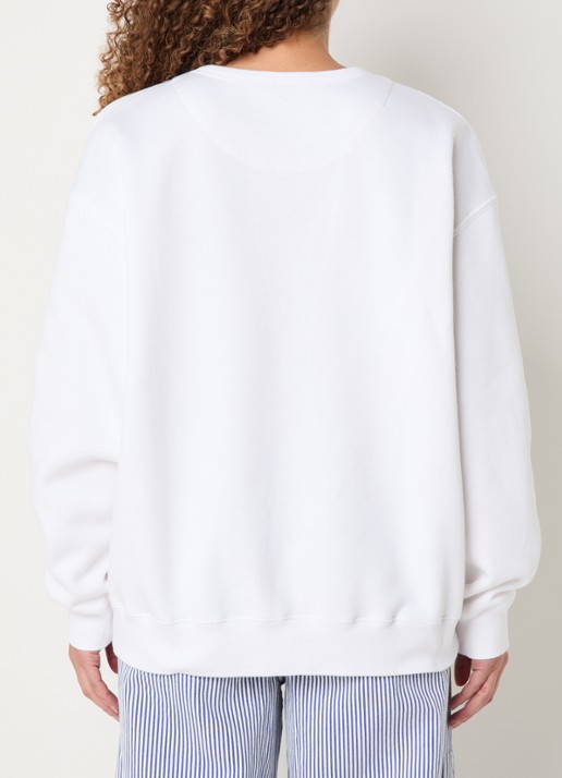 10DAYS Sweater met print - achterkant wit