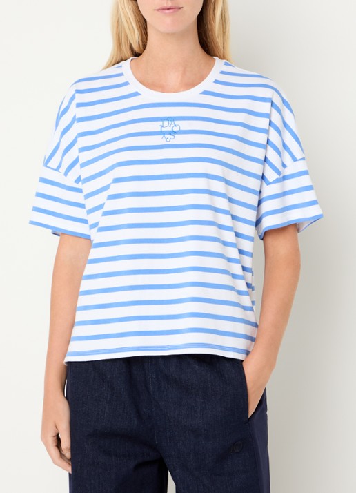 10DAYS T-shirt met streepprint