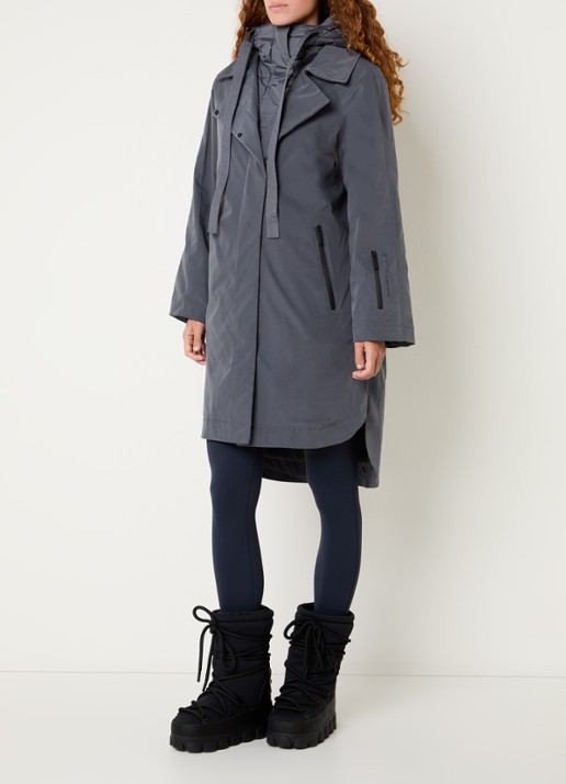 10DAYS The Cool gewatteerde parka met capuchon