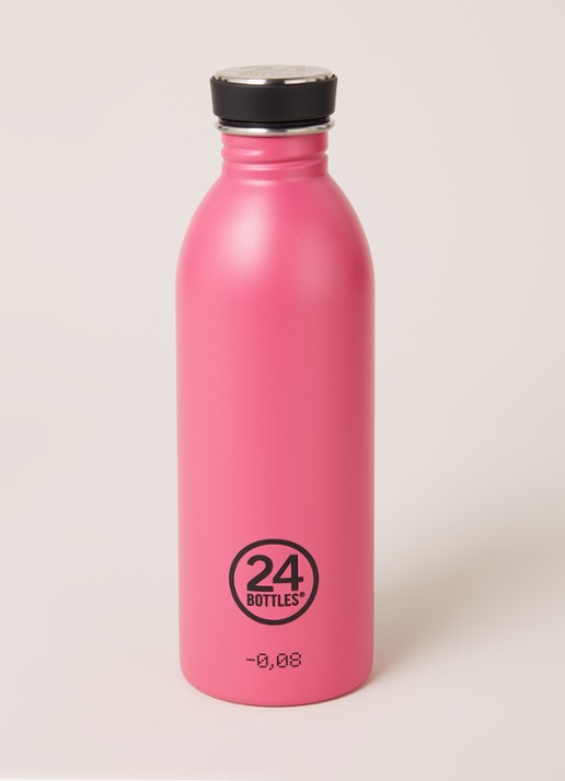 24Bottles Urban Bottle waterfles 50 cl - voorkant 2 fuchsia