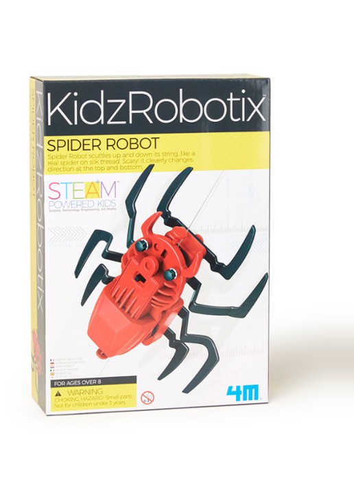 4M Spider Robot bouwkit - voorkant rood