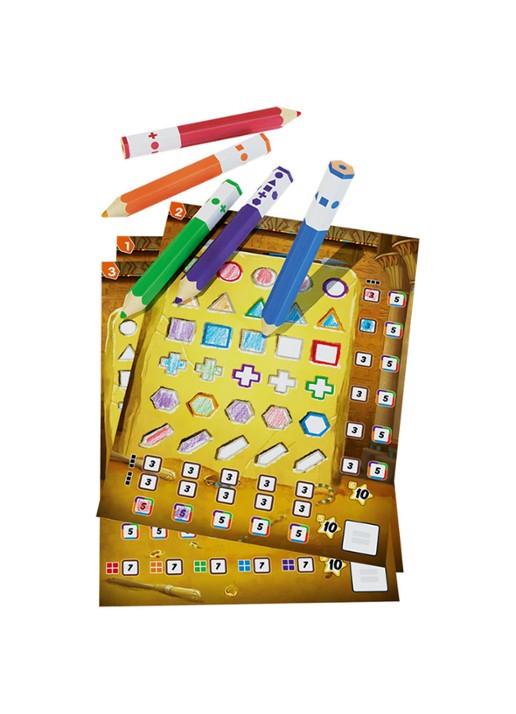 999 Games Pick a Pen Crypten dobbelspel - detail multicolor