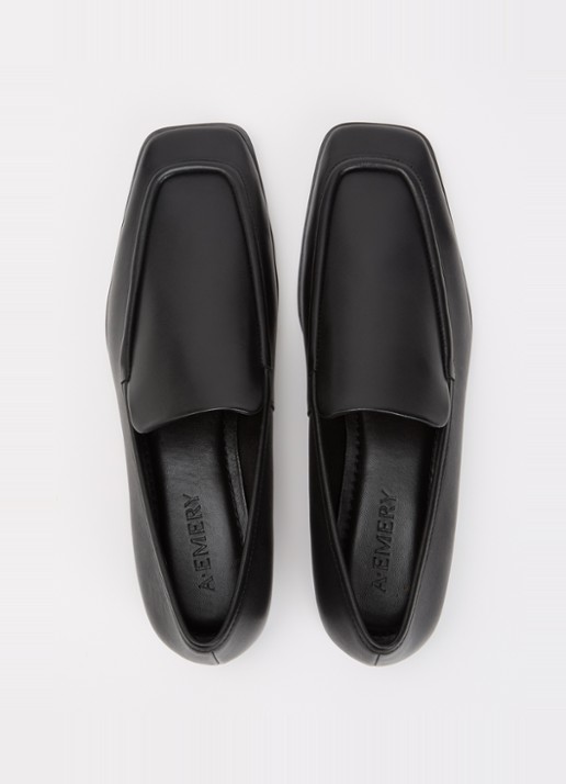 A.EMERY The Lane loafer van leer - detail 4 zwart
