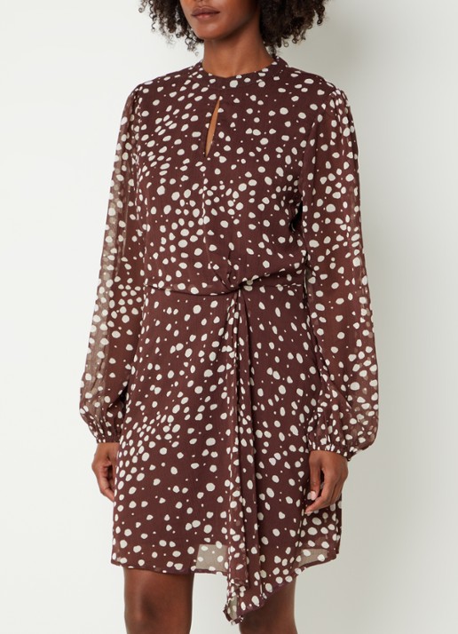 Aaiko Falin mini jurk met keyhole