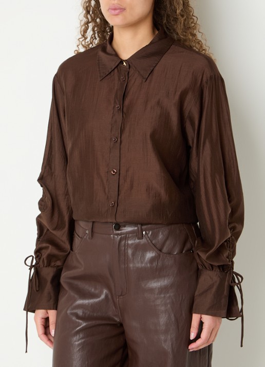 Aaiko Marel blouse met metallic finish