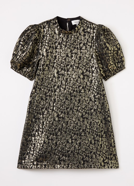 Aaiko Nicole jurk met jacquard dessin