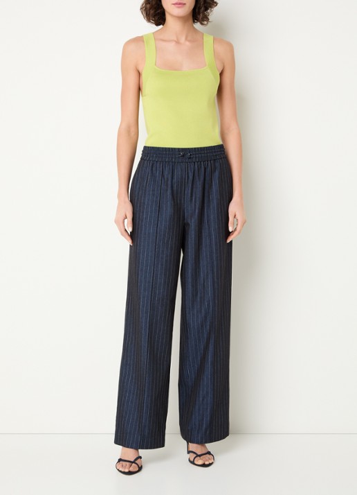 Aaiko Zena top met stretch - voorkant 2 lime