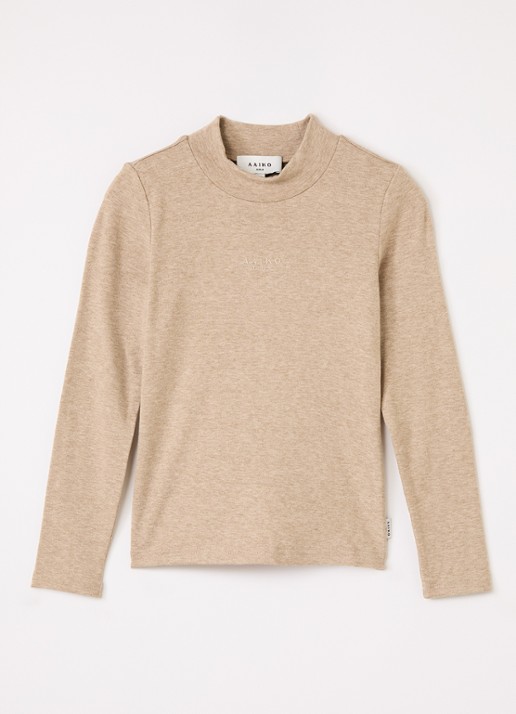 Aaiko Zera fijngebreide pullover met logoborduring