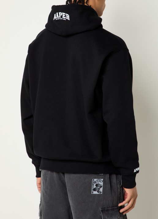 Aape Hoodie met logo - achterkant zwart
