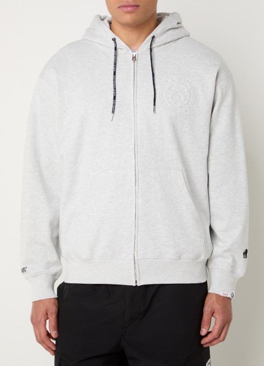 Aape Sweatvest met 3D logo en capuchon