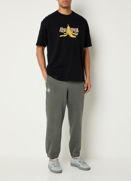 Aape T-shirt met print - voorkant 4 zwart