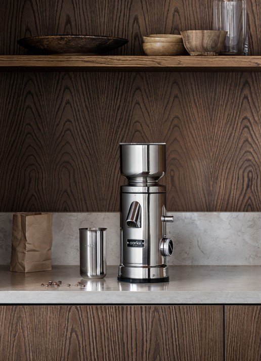 Aarke Koffiemolen - voorkant 2 metallic