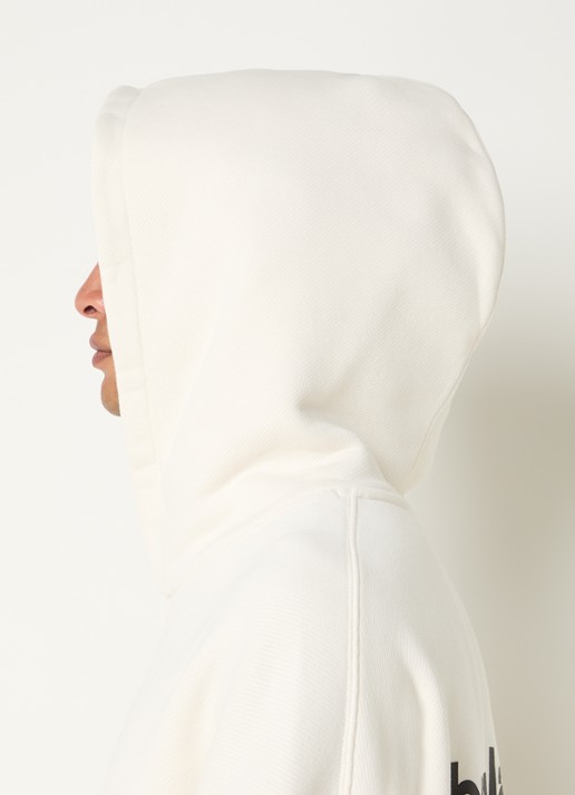 about:blank Box hoodie met logoprint - detail 5 gebroken wit