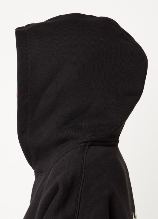 about:blank Box hoodie met logoprint - detail 2 zwart