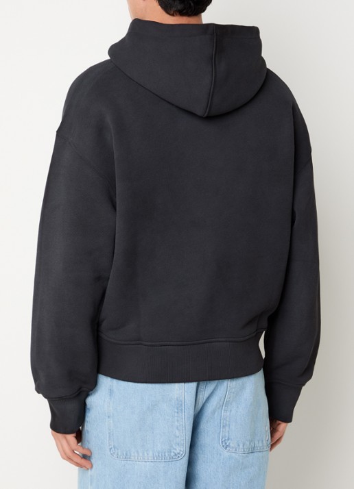 about:blank Garcon hoodie met logoprint - achterkant 5 antraciet