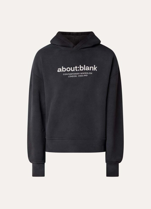 about:blank Garcon hoodie met logoprint