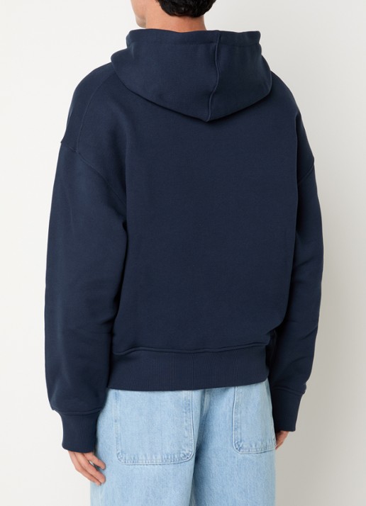 about:blank Garcon hoodie met logoprint - achterkant 3 donkerblauw