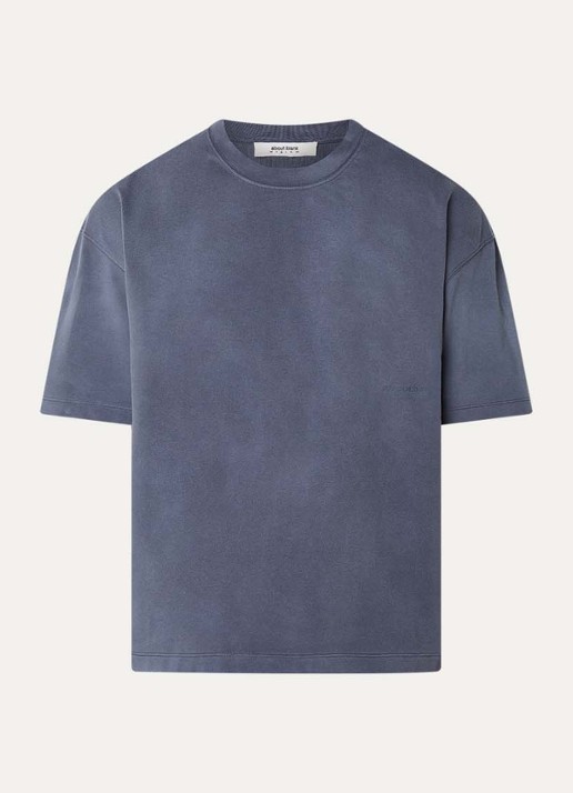 about:blank T-shirt met logoprint - voorkant taupe