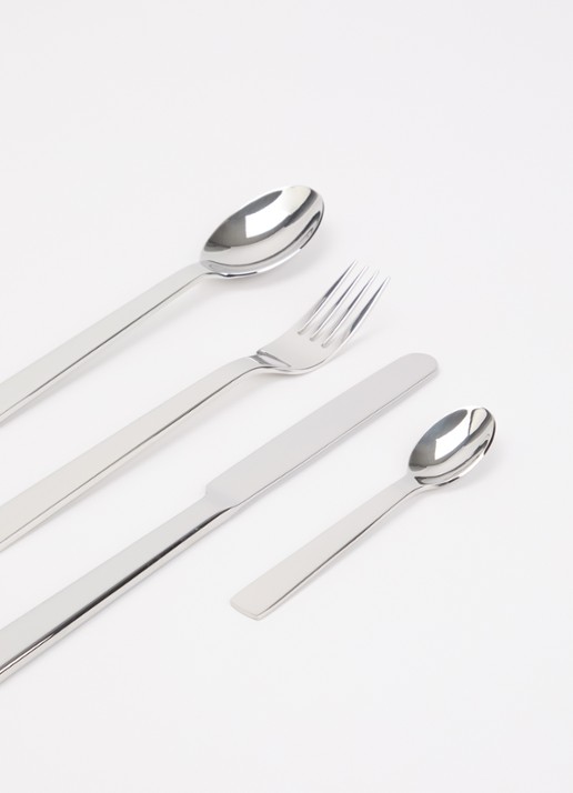 Acme Polished bestekset 24-delig - voorkant 2 zilver