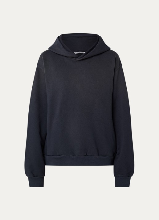 Acne Studios 1996 hoodie met steekzakken - voorkant 2 donkerblauw