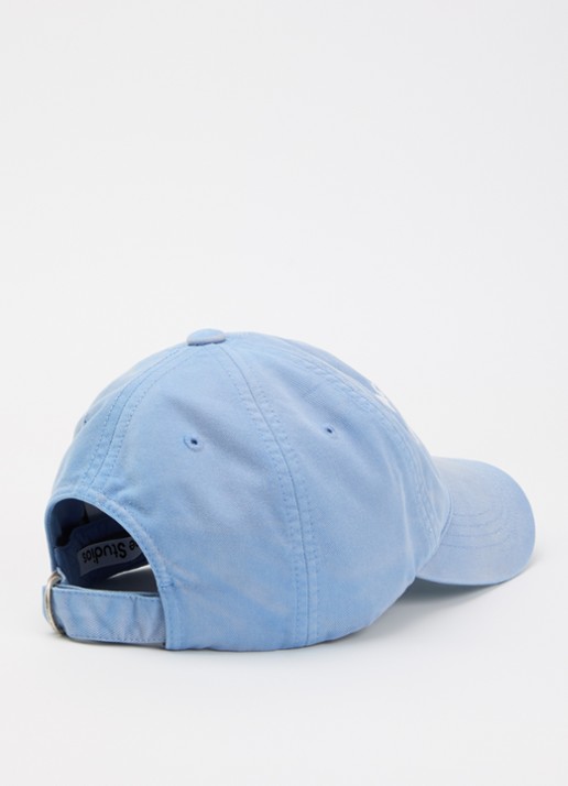 Acne Studios 1996 Stockholm pet met logoborduring - detail 2 lichtblauw
