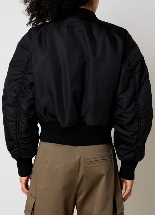 Acne Studios Bomberjack met klepzakken - achterkant 6 zwart