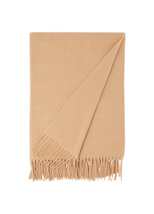 Acne Studios Canada sjaal van wol 200 x 70 cm - voorkant 2 camel