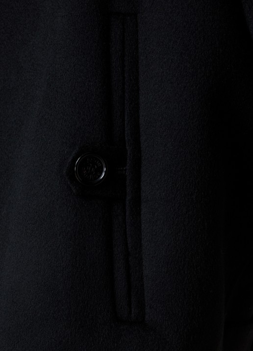 Acne Studios Jack in kasjmierblend met steekzakken - detail 5 zwart