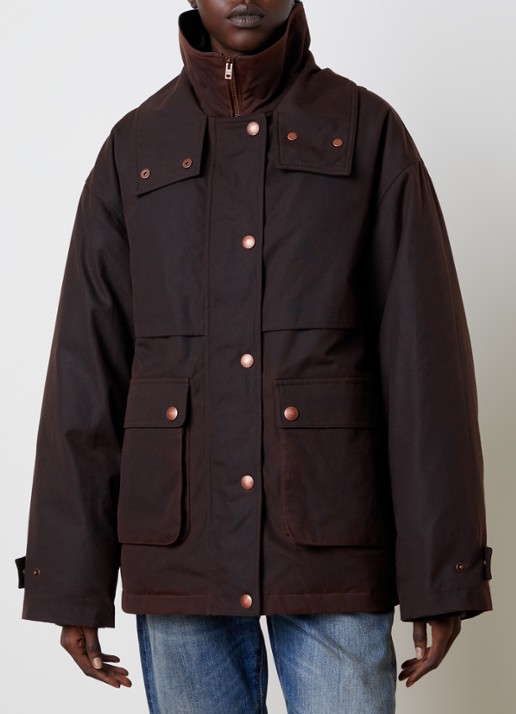 Acne Studios Jack van canvas met donsvulling