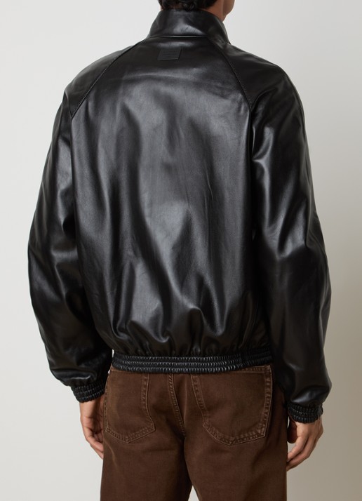 Acne Studios Jack van lamsleer met steekzakken - achterkant 6 zwart