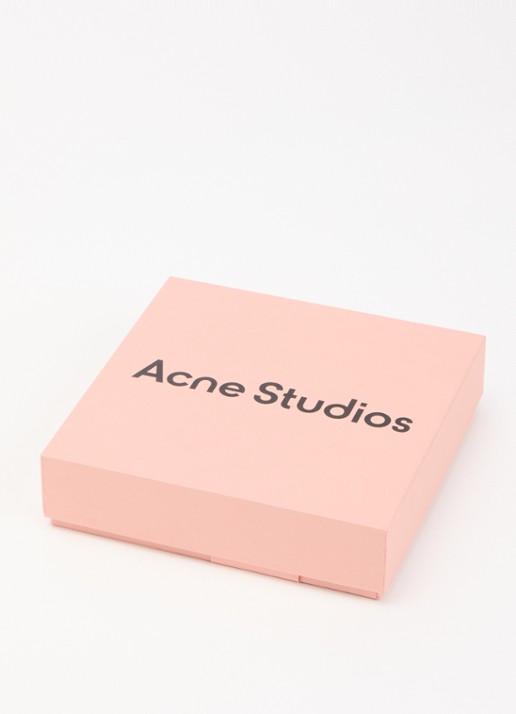 Acne Studios Logo Padlock ketting met hanger - detail 4 zilver