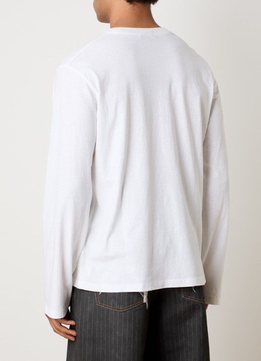 Acne Studios Longsleeve met logoprint - achterkant 5 wit