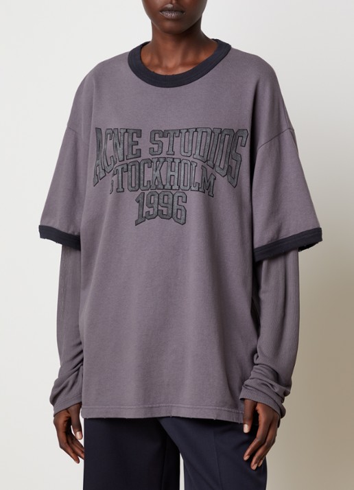 Acne Studios Longsleeve met logoprint