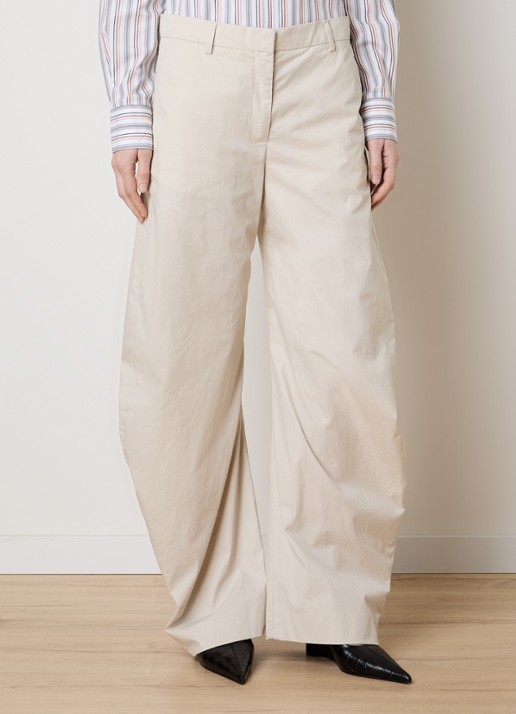 Acne Studios Mid waist wide fit chino met steekzakken
