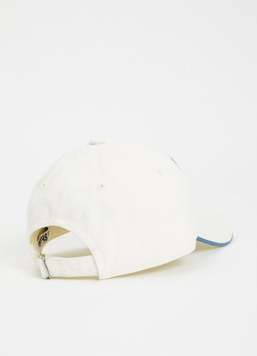 Acne Studios Pet met logoborduring - detail 2 ivoor